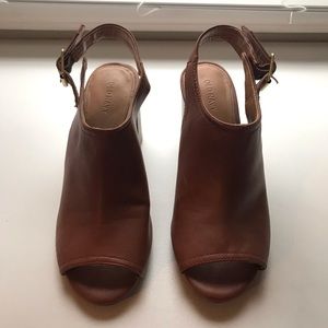 Brown old navy booties